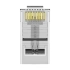 Vention IDDR0-50 Cat6 UTP RJ45 Transparent Connector (50 Pcs)